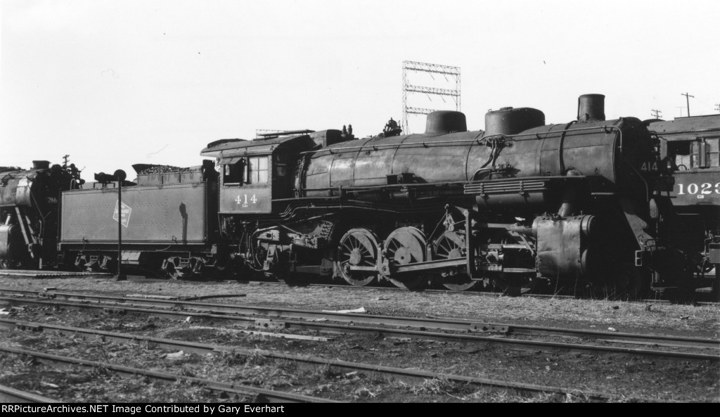 MILW 2-8-2 #414 - Milwaukee Road